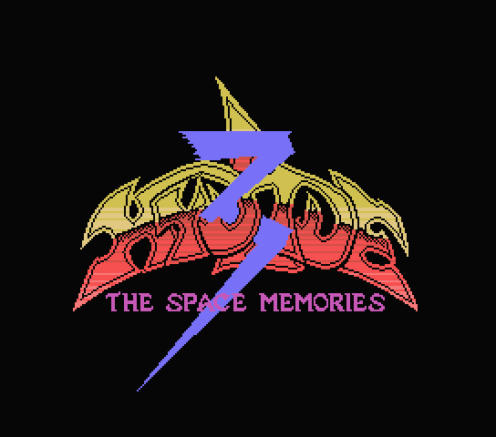 Hydlide 3 title screen for MSX